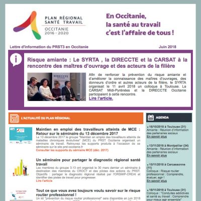 Newsletter #2 du PRST3 en Occitanie