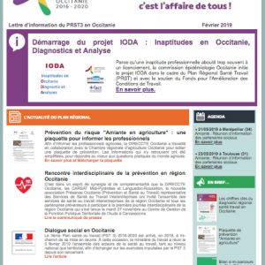 Lettre d'info 4 du PRST3 Occitanie