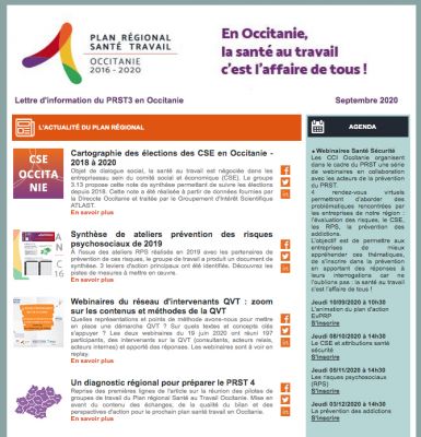Lettre d'info 6 du PRST3 Occitanie