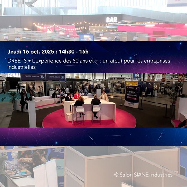 Table ronde "salariés expérimentés" au Salon Siane Industries 2025 Table ronde "salariés expérimentés" au Salon Siane Industries 2025