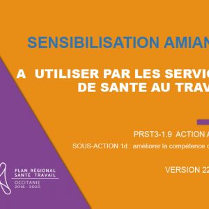 Sensibilisation amiante : diaporama de prsentation