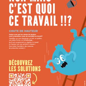 Non, mais c'est quoi ce travail !!?  - Affiche chutes