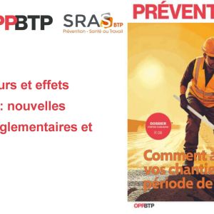 Retour sur le webinaire Fortes chaleurs et effets caniculaires  Prvenir les risques dans le BTP