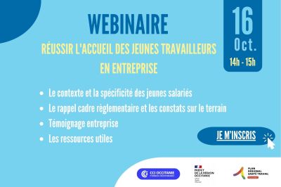 Webinaire : R�ussir l'accueil des jeunes travailleurs en entreprise