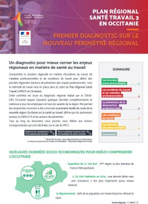 Les chiffres cls du diagnostic rgional sant travail en Occitanie