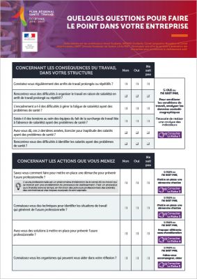 Vieillissement actif : Fiche d'autodiagnostic